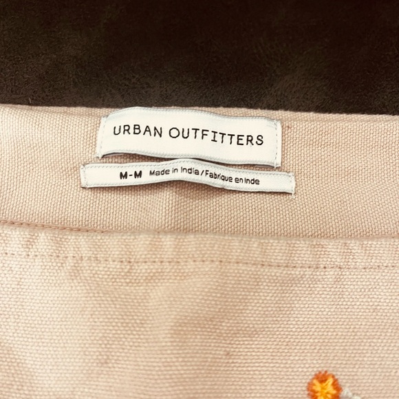 Urban Outfitters Light Pink Floral Embroidered Skirt - Picture 2 of 5